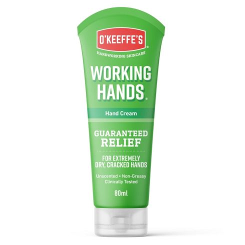 O’Keeffe’s Working Hands kézkrém 80 ml tubusos változat, rendkívül száraz és repedezett bőrre
