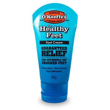 O’Keeffe’s Healthy Feet Hidratáló Lábkrém 60 g Tubus – hatékony megoldás a száraz, repedezett sarkak és lábfejek ápolására.