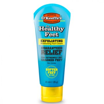   O’keeffe’s Healthy Feet EXFOLIATING Hámlasztó és Hidratáló Lábkrém Tubus 85g