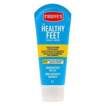   O’keeffe’s Healthy Feet EXFOLIATING Hámlasztó és Hidratáló Lábkrém Tubus 85g