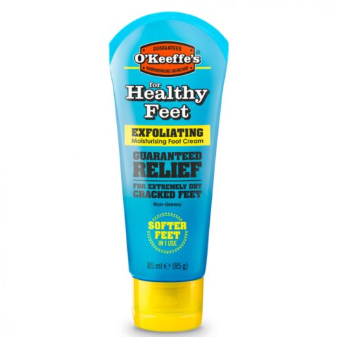 O’keeffe’s Healthy Feet EXFOLIATING Hámlasztó és Hidratáló Lábkrém Tubus 85g